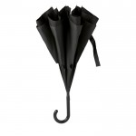 Guarda-chuva promocional reversível de 23'' cor preto segunda vista
