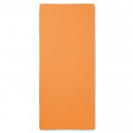 Toalha de microfibra personalizada cor cor-de-laranja segunda vista