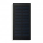 Power bank personalizado solar 8000 mAh cor preto segunda vista
