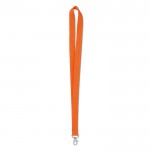 Lanyard personalizado barato (2cm) cor cor-de-laranja