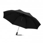 Elegante guarda-chuva dobrável personalizado cor preto