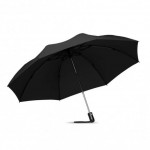 Elegante guarda-chuva dobrável personalizad cor preta