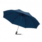 Elegante guarda-chuva dobrável personalizado cor azul