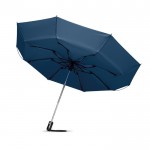 Elegante guarda-chuva dobrável personalizado cor azul quarta vista