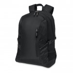 Moderna mochila promocional para portátil cor preto quarta vista