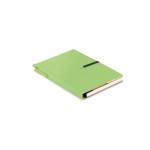 Completo set de caderno promocional A5 cor verde