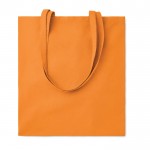 Sacos de algodão de cores de alta (140gr) cor cor-de-laranja