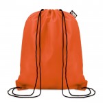 Mochilas saco personalizadas para oferecer - cor-de-laranja