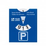 Cartão de estacionamento com logotipo vista principal