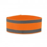 Bracelete desportiva de licra cor cor-de-laranja