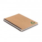 Caderno personalizado ecológico cor verde segunda vista