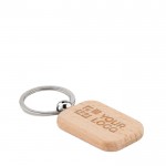 Porta-chaves para merchandising de madeira vista principal