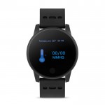 Relógio smartwatch com logotipo cor preto segunda vista