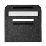 Bolsa para documentos com vários compartimentos - cor cinzento escuro