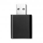 Bloqueador de portas USB personalizado cor preto terceira vista