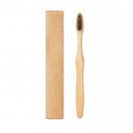 Escova de dentes de bambu cor preto