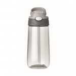 Garrafa livre de BPA para brinde corporativo cor transparente terceira vista