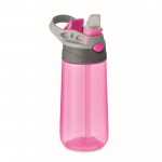 Garrafa livre de BPA para brinde corporativo cor cor-de-rosa bebé segunda vista