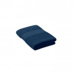 Toalha pequena de algodão personalizada cor azul