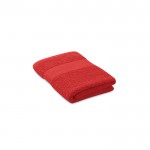 Toalha pequena de algodão personalizada cor vermelho
