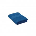 Toalha pequena de algodão personalizada cor azul real