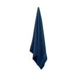 Toalha grande promocional de algodão cor azul quarta vista