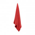 Toalha grande promocional de algodão cor vermelho quarta vista