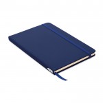 Caderno personalizada em RPET tamanho A5 cor azul