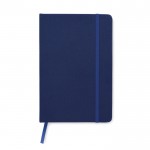 Caderno personalizada em RPET tamanho A5 cor azul segunda vista