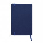 Caderno personalizada em RPET tamanho A5 cor azul terceira vista