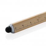 Lápis de bambu triangular com ponta tátil e tinta infinita cor castanho quinta vista