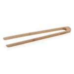 Pinças para servir de bambu cor castanho