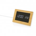 Relógios de bambu com ABS e ecrã LED cor madeira