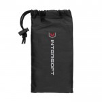 Bandas de fitness em bolsa personalizável cor preto vista com logo