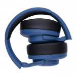 Auriculares de bandolete premium cor azul quarta vista