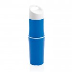 Garrafa reciclável para brindes sustentáveis cor azul