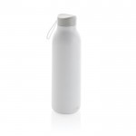 Garrafa térmica sem BPA com pega de transporte cor branco