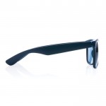 Óculos de sol de plástico reciclado cor azul-marinho terceira vista