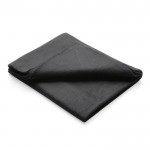 Mantas polares com bolsa para merchandising cor preto