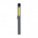 Lápis multifuncional recarregável por cabo com diferentes tipos de luz cor cinzento