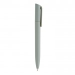 Mini caneta ecológica com rotação e tinta azul Dokumental® cor verde terceira vista