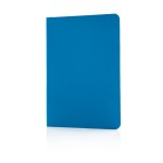 Caderno flexível ideal para personalização cor azul
