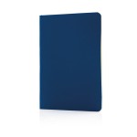 Caderno flexível ideal para personalização cor azul-marinho