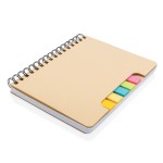 Caderno com post-its para personalizar