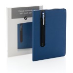 Caderno para personalizar com logotipo - azul