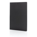 Caderno para personalizar em papel de pedra cor preto