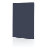 Caderno para personalizar em papel de pedra cor azul-marinho