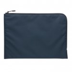 Elegante bolsa minimalista para portátil cor azul-marinho segunda vista