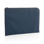 Elegante bolsa minimalista para portátil cor azul-marinho quarta vista