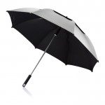 Guarda-chuva publicitário dupla capa tecido cor cinzento